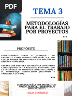 mETODOLOGÍAS PARA EL TRABAJO POR PROYECTOS