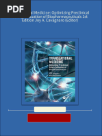 Translational Medicine: Optimizing Preclinical Safety Evaluation of Biopharmaceuticals 1st Edition Joy A. Cavagnaro (Editor) Ebook All Chapters PDF