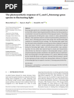 GCB Bioenergy - 2021 - Lee - The Photosynthetic Response of C3 and C4 Bioenergy Grass Species To Fluctuating Light