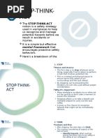 Stop Think Act