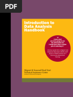 Data Analysis Handbook