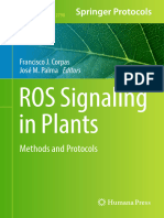 ROS Signaling in Plants: Methods and Protocols