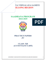 Accountancy Xii Sqps and Practice Qps 2024 25 Sadhna Programme