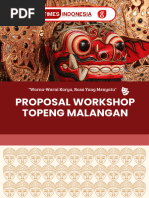 Proposal Sponsorship Workshop Topeng Malangan.