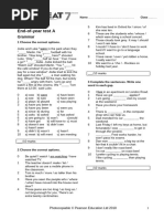 LB7 EndofYear Test A