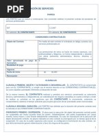 Contrato de Prestación de Servicios