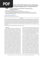 Application of The GNSS Method in The Monitoring of Mine Surface Displacement: A Systemic Review