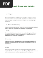 3.3 Assignment: One Variable Statistics: A) Histogram