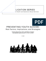 Preventing Youth Suicide: Risk Factors, Implications, and Strategies 