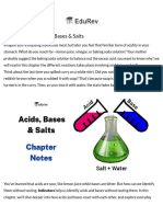 Acids, Bases and Salts Class 10 Notes Science Chapter 2 Free PDF