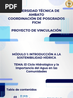 Sostenibilidad Hidrica