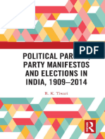 Political Parties Party Manifestos and Elections in India 1909 2014 1138575291 9781138575295 Compress