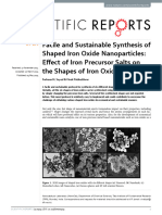 Facile and Sustainable Synthesis of