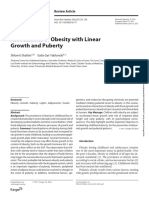 Associations of Obesity With Linear Growth and Puberty: Review Article