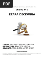 Unidad 5 Etapa Decisoria