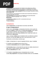 Fisica - Lista de Termometria - 05.2024