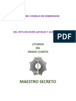 Liturgia Grado 4 Maestro Secreto