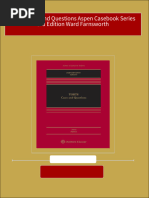 Full Torts Cases and Questions Aspen Casebook Series 3rd Edition Ward Farnsworth PDF All Chapters