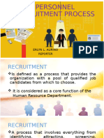 Personnel Recruitment Process - Aurino, Erlyn L. - 043926