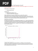 Math 131: Section 8C: Real Population Growth: Assignments