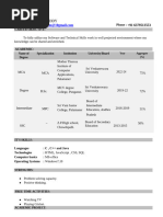 Hemanth Resume