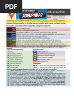 Classes Agrupadas - Planilha de Controle de Requisitos