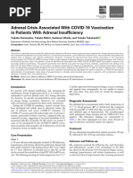 Adrenal Crisis Associated With COVID-19 Vaccinatio