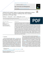 Technical and Economic Analysis of Multi-Energy Complementary Systems