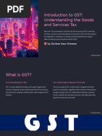 Introduction To GST Understanding The Goods and Services Tax