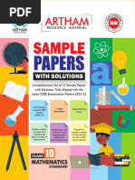 Class 10 Maths Standard Sample Paper Set 11