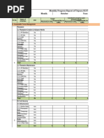 Monthly Progress Report