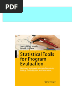 Statistical Tools For Program Evaluation: Methods and Applications To Economic Policy, Public Health, and Education 1st Edition Jean-Michel Josselin