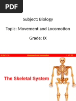 ICSE IX Bio Skeleton-Movement and Locomotion 1