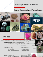 Lecture 5 Oxides Hydroxides Carbonates and Phosphates