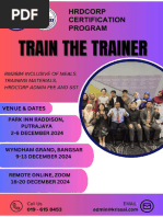 TRAIN THE TRAINER (HRDCorp Certification Program) - December 2024