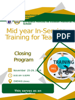 Inset Closing Program