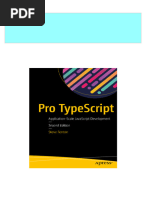 Pro TypeScript: Application-Scale Javascript Development Second Edition Fenton 2024 Scribd Download