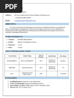 Vaishak Resume