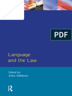 Language and The Law 1994