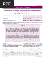 Future Directions To Explore To Develop Ideal Anti-Cancer Progesterone Receptor Modulators