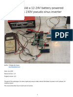 12-24VDC To 3phases AC Inverter