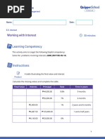 Working With Interest: Learning Competency