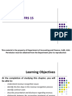 IFRS 15 REVENUE RECOGNITION by DR Sewale