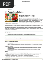 DP ESS - 8.1 Population Policies