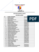 Liste TD Histoire de Droit Harmonisee