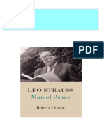 Full Download Leo Strauss Man of Peace 1 Publ Edition Howse PDF