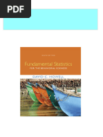 Instant Ebooks Textbook Fundamental Statistics For The Behavioral Sciences, 9th Ed 9th Edition David C. Howell Download All Chapters