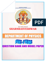 SBR Puc-I Physics Question Bank