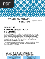 Complementary Feeding V2