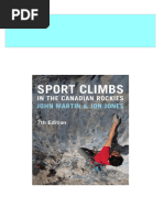 Sport Climbs in The Canadian Rockies Jones 2024 Scribd Download